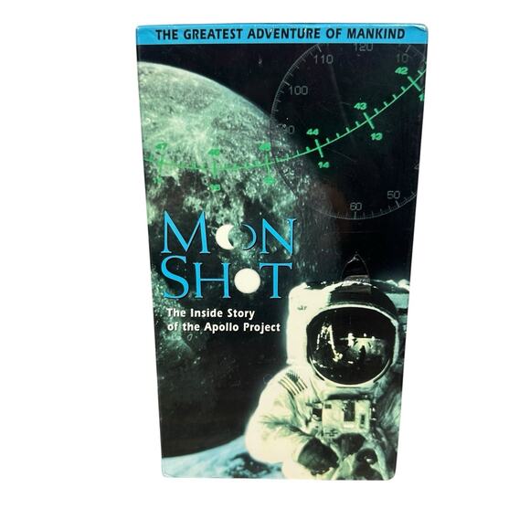 MOON SHOT The Inside Story The Apollo Project 2 VHS Tape Set 1994 NEW SEALED Vtg - Picture 1 of 10